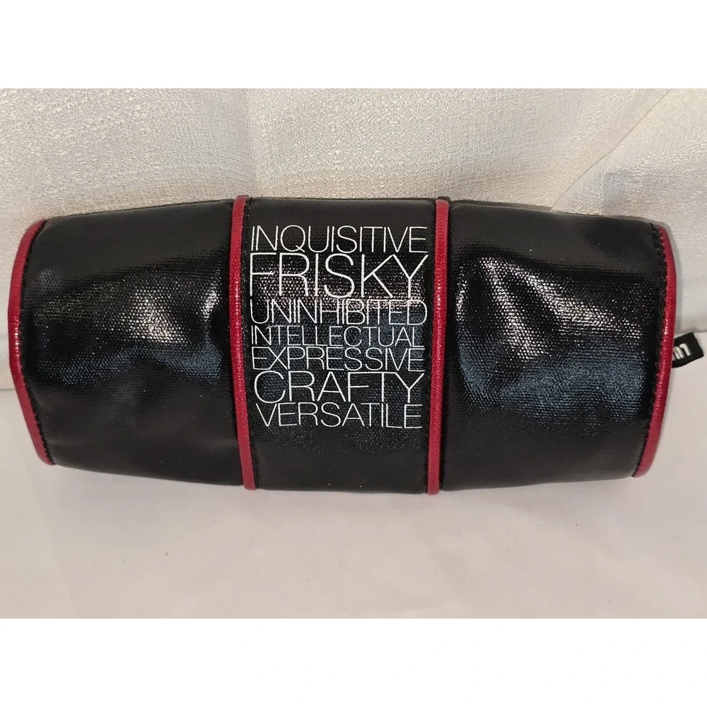Inspiration Gemini Zodiac Makeup Bag Black Red Travel‎ Toiletry Organizer Case